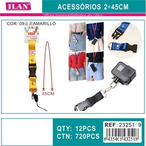 Ilan Accessories Cordino 2x45Cm per Fotocamera, Telefono e Porta Carte d'Identità - Product Image 1