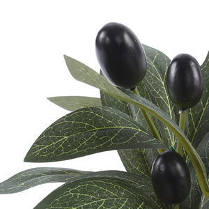 LINDOJUNI Albero di Ulivo Artificiale in Miniatura in <span class=keywords><strong>Vaso</strong></span> di Erba Intrecciata <span class=keywords><strong>per</strong></span> Decorazione Casa e Ufficio - Product Image 6