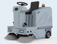 Nouveau véhicule de nettoyage électrique autoporté intégré sec/humide 48V 100Ah 1810W 600kg pour balayage de voirie extérieure et assainissement des espaces publics
