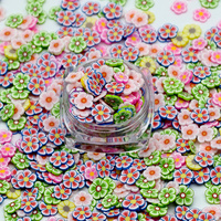 16800 stuks kokosnootbomen bloemen panda's kikkers fruit nagelkunst schijfjes polymeerklei schijfjes nagel 3D polymeer schijfjes voor DIY knutselwerk