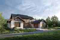 Villa préfabriquée en acier léger de style cour chinoise traditionnelle pour complexe hôtelier rural