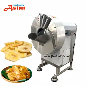 High Speed Plantain Banana Slicing Machine Ginger Potato Chips Shredded Machine Garlic Cutter Machine