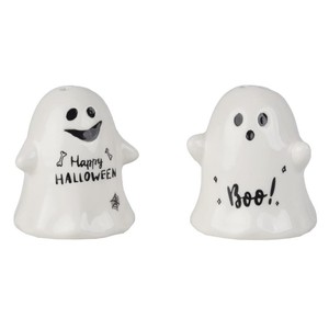 Cerámica Porcelana Salero y Pimentero Feliz Halloween Boo Halloween Fantasmas - Product Image 1