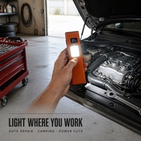 Lampu Kerja Mini EDC COB Senter LED Isi Ulang dengan Magnet Ekor & Klip Belakang, 5 Mode Senter Inspeksi Portabel untuk Berkemah.