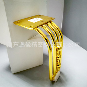 Modern <b>Gold</b> <b>Sofa</b> Legs 150Mm Carbon Steel Heavy Duty Furniture Hardware Accessory - Product Image 5