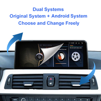Autoradio sans fil CarPlay Android Auto pour BMW Série 1 F20 2017-2019 Système EVO Multimédia 4G WiFi BT GPS Navigation