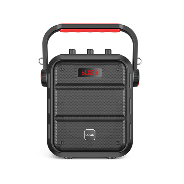 OEM/ODM H1 Mini 4 Inch 25W Karaoke Woofer Speaker with RGB LED Lighting for Bluetooth Microphone Portable Outdoor Party Speakers