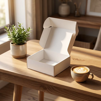 Boîte d'expédition cosmétique en carton ondulé biodégradable avec insert personnalisé pour les boîtes d'abonnement