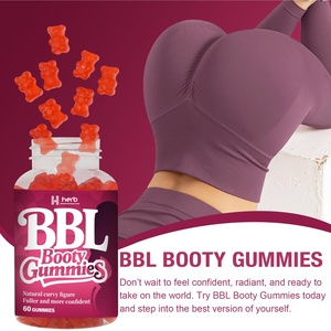 Gommose da donna BBL con miscela di erbe CurvaBoost BBL e vitamine monoidrato di creatina per curve Energy Booty Booty Gummies - Product Image 2