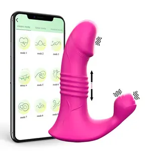 APP uzaktan kumanda teleskopik penis kadın prostat masöz kendini konfor cihazı eğitim cihazı yetişkin seks oyuncakları giyen gül