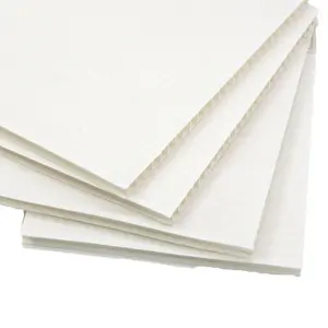 Individuelles PP-Koroplastblech hohlblech Kunststoffplatte weiße Farbe 2 mm 3 mm 5 mm 8 mm 10 mm für Schild und Werbung