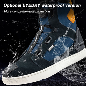 Bottes de <span class=keywords><strong>moto</strong></span> pour hommes, respirantes, anti-chute, chaussures de course sur route, décontractées, avec semelle en caoutchouc, baskets réfléchissantes pour <span class=keywords><strong>moto</strong></span> - Product Image 4