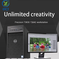 Ordinateurs de bureau de précision Dell T3640 d'occasion, station de travail tour, processeur Intel I3 10100 3,6 GHz, 8 Go de mémoire, en stock