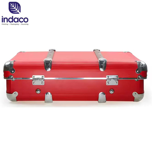 China Manufacturer Useful Large Luggage Suitcase Vintage Style Suitcase <b>Cardboard</b> Paper <b>Box</b> - Product Image 4