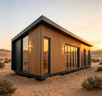 Maison Conteneur Préfabriquée Modulaire pour Établissement Scolaire, Maison Mobile à Panneaux Isolés, Installation Rapide