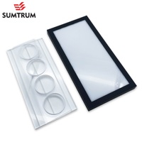 Présentoir LED de Luxe 2024 pour Lunettes, 12 Lentilles, Style Haute Couture