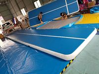 Piste d'air de gymnastique gonflable de haute qualité 20 pieds 30 pieds 40 pieds 6m 12m Tapis de gymnastique gonflable Piste de tumbling à vendre