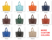 Sac fourre-tout matelassé personnalisé avec logo brodé, idéal pour l'été et la plage, vente en gros, sac fourre-tout bandana monogrammé pour femme