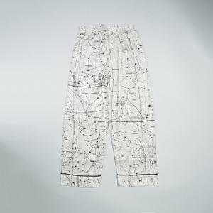 Conjuntos de ropa de dormir tejidos transpirables de pijamas de poliéster cómodos y suaves de etiqueta privada para la temporada de otoño - Product Image 3