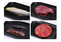 Machine d'emballage sous vide DZ-350 pour steak, porc, légumes, emballage sous vide pour aliments, machine de scellage sous vide pour barquettes alimentaires
