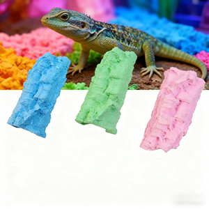 Réptil Esconder Caverna Lagarto Gecko Casa Escorpião Aranha Terrário Vidro Ecológico Rodada Plataforma De Escalada Zhuojin - Product Image 4