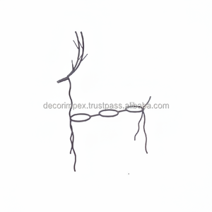 Bougeoir décoratif cerf support décoratif fait à la main pour bougeoir meilleure fabrication au prix de gros - Product Image 1