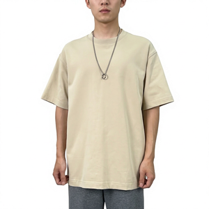 T-shirt à manches courtes pour homme, col rond, coupe classique, couleur unie, jersey de coton, vêtements décontractés - Product Image 6