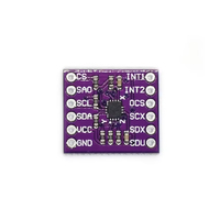 MCU-633 modul Sensor sikap giroskop LSM6DSO 6DOF LSM6DSM modul Sensor 3D Akselerometer 3.3V SPI IIC I2C MIPI I3C SM Antarmuka seri