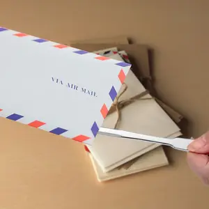 Venda quente Metal Envelope Carta Abridor Adequado para Casa