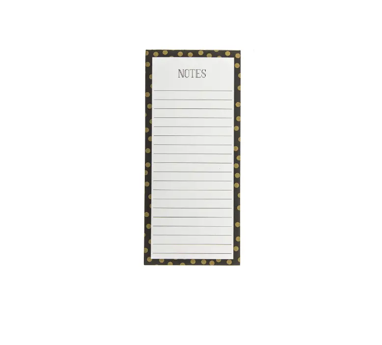 Maghard Magnetic Notepad - Gold Dots Grocery and Shopping List , To-Do Memos