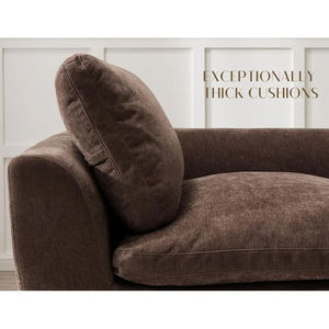 Ensemble de canapés en tissu inclinables compacts - Design contemporain gain de place - Écologique - Installation facile - Product Image 5