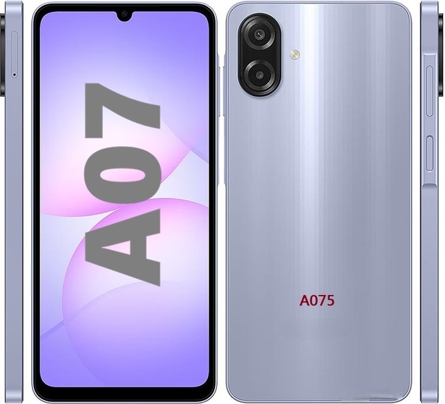 Hot Sale A07 4G LTE SM-A075F 64GB 4GB RAM 5000mAh 6.7 90Hz Display 50 MP Camera Octa Core Android Smartphone