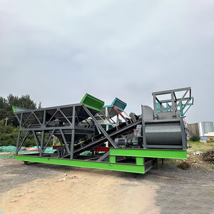 Centrale à béton mobile industrielle automatique commerciale de petite capacité à prix avantageux pour la vente - Product Image 2