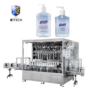 Машина для розлива жидкости KITECH automatic 500 ~ 1000 мл с высокой вязкостью, дезинфицирующее средство для рук, устройство для розлива жидкого мыла и моющего средства