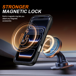 Funda Magnética Protectora Resistente a Impactos para <span class=keywords><strong>iPhone</strong></span> 17 Pro Max, Compatible con <span class=keywords><strong>iPhone</strong></span> 16, 15, 14, <span class=keywords><strong>13</strong></span>, con Soporte Giratorio de 360° - Product Image 2