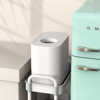 Broyeur de déchets alimentaires électrique pour la maison, moteur silencieux, acier inoxydable, broyeur de déchets alimentaires automatique