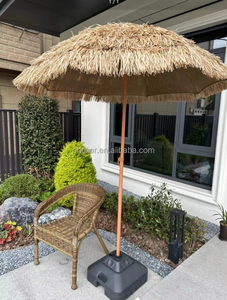 Parasol personnalisé, auvent pare-soleil, parasol de jardin, parasol de plage en paille avec franges - Product Image 3