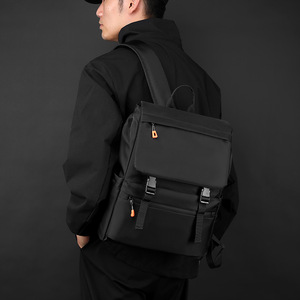 Custom Factory Custom Logo Shoulder Stock Waterproof Simple Design Usb Business Travel <b>Laptop</b> <b>Roll</b> <b>Top</b> <b>Backpack</b> - Product Image 2