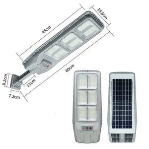 Manufacturer supplier 2023 new outdoor waterproof 100w 200w 300w 400w integrated all in one led street solar light