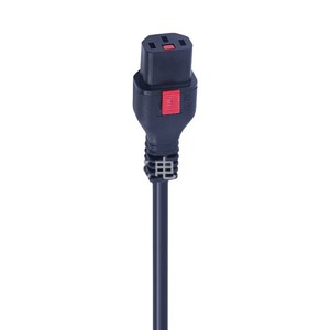 Cordon d'alimentation AC conforme à la norme IEC C15 10A 250V, câble PVC SJTOW avec prise verrouillable pour utilisation en Australie - Product Image 4