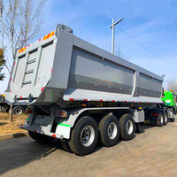 Semi-remorque benne basculante 3 essieux 40 tonnes 45T de fabrication chinoise 2024 à vendre à prix abordable