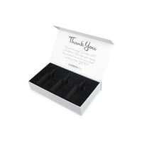 Scatola in Cartone Rigido Personalizzata a Forma di Libro con Chiusura Magnetica per 5 Fiale da 3ml, Confezione per Fiale di Peptidi