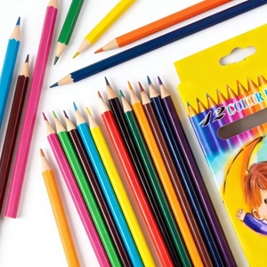 Material Escolar a Precio Económico, Juego de 12 Lápices de Colores Estándar para Arte, Lápices de Colores de Madera - Product Image 3