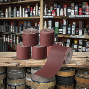 Gran oferta, rollos de papel de <span class=keywords><strong>lija</strong></span> abrasivo de tela de esmeril de 3 \ "de ancho, varios granos <span class=keywords><strong>para</strong></span> pulido de madera y <span class=keywords><strong>Metal</strong></span>, óxido de aluminio de 1mm de espesor - Product Image 6