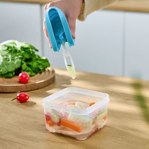 Food Silicone Cover <b>Storage</b> <b>Containers</b> with Lids Salad Dressing and Condiment <b>Containers</b> Microwave and Dishwasher Safe - Product Image 3