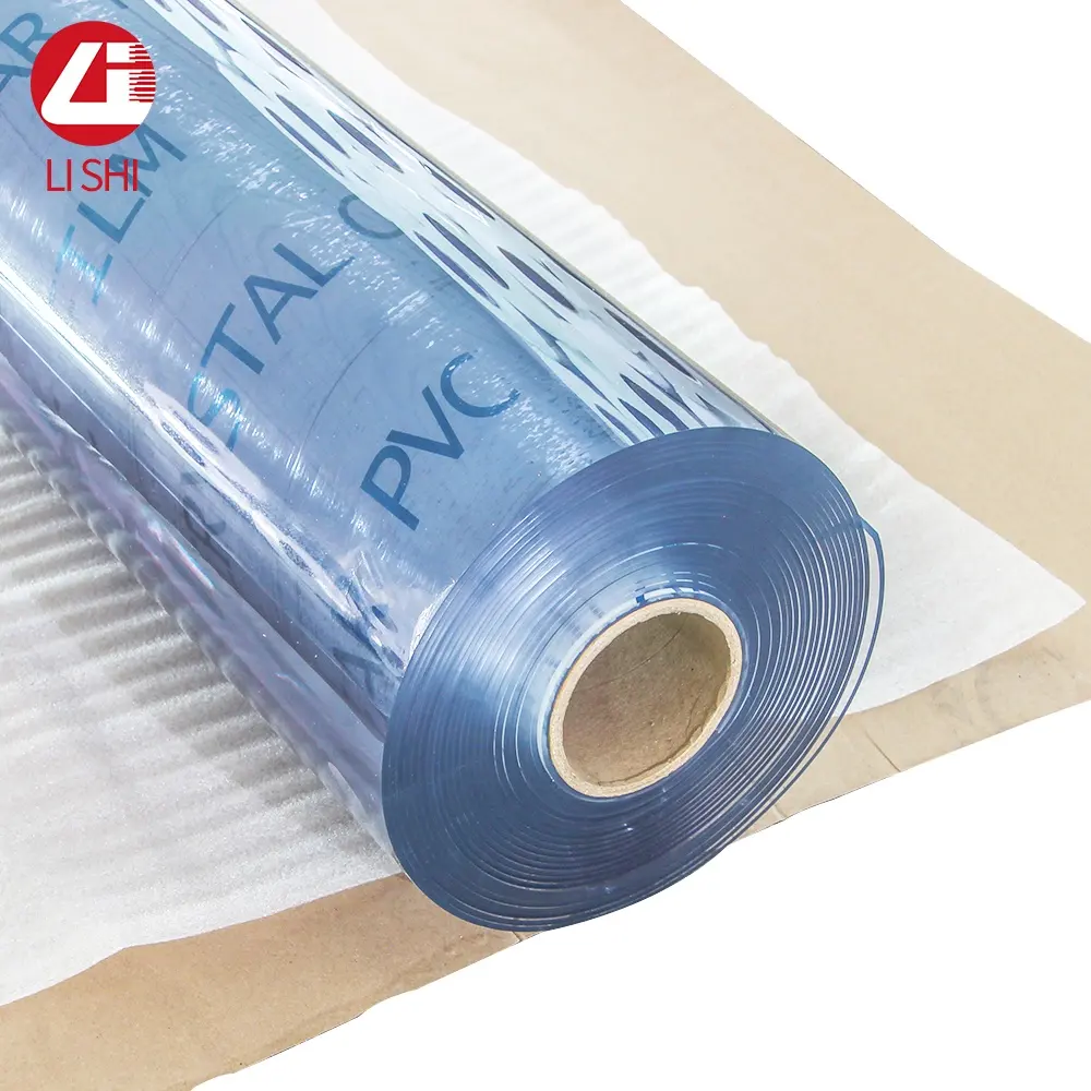 Feuille de PVC souple super clair de haute qualité feuille de PVC transparente feuille de PVC flexible