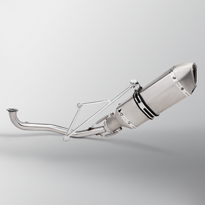 Ống pô xe tay ga Gy6 125 độ chế 150, chất liệu thép không gỉ, đầu pô hình lục giác nhỏ đa năng 51mm, đóng hộp - Product Image 3