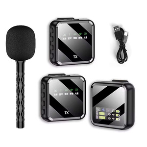 M32s hiển thị kỹ thuật số Microphone Màn hình LCD thứ hai micro không dây <span class=keywords><strong>Mic</strong></span> <span class=keywords><strong>adapter</strong></span> với nhựa phỏng vấn Stick Kit - Product Image 1