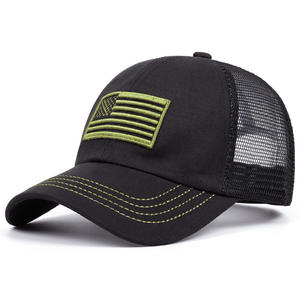 หมวกทรัคเกอร์ธงชาติอเมริกายูนิเซ็กซ์หมวกตาข่ายแฟชั่นยอดนิยมสีสันสต็อกทำให้การเลือกตั้งประธานาธิบดีอเมริกายอดเยี่ยม - Product Image 4