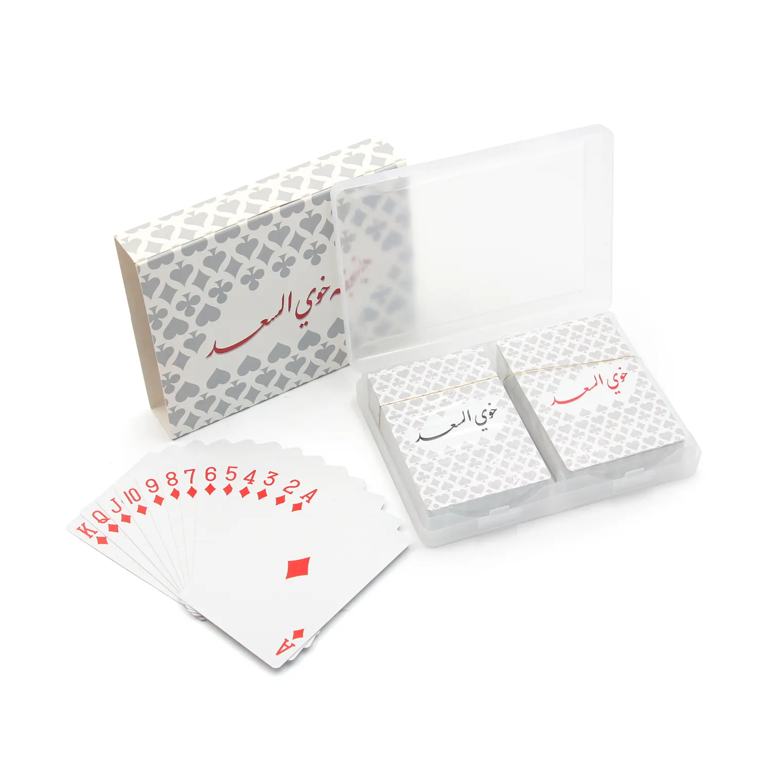 2024 promosyon hediye kartı dayanıklı su geçirmez çift taraflı CMYK baskı anti break kuveyt plastik iskambil kartları